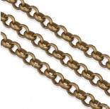 Zdjęcie - Łańcuch aluminiowy rollo antyczny brąz 11mm